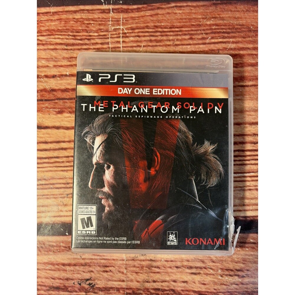 Metal Gear Solid V: The Phantom Pain PS3 PlayStation 3 Complete CIB Tested